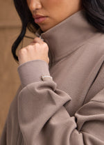 Gym King Waffle Full Zip Tracksuit - Truffle