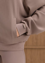 Gym King Waffle Full Zip Tracksuit - Truffle