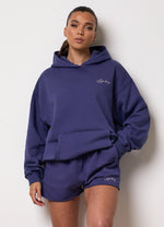 Gym King Washed Reset Oversized Hood - Starlight Blue