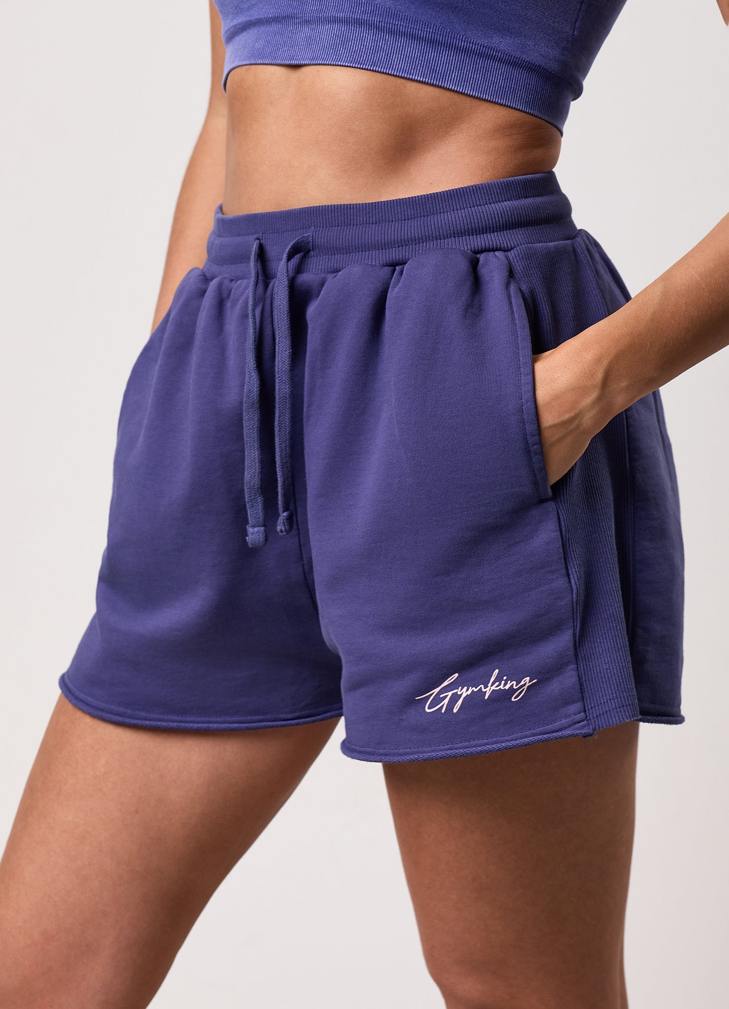 Gym King Washed Reset Short - Starlight Blue