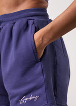 Gym King Washed Reset Oversized Hood and Shorts - Starlight Blue