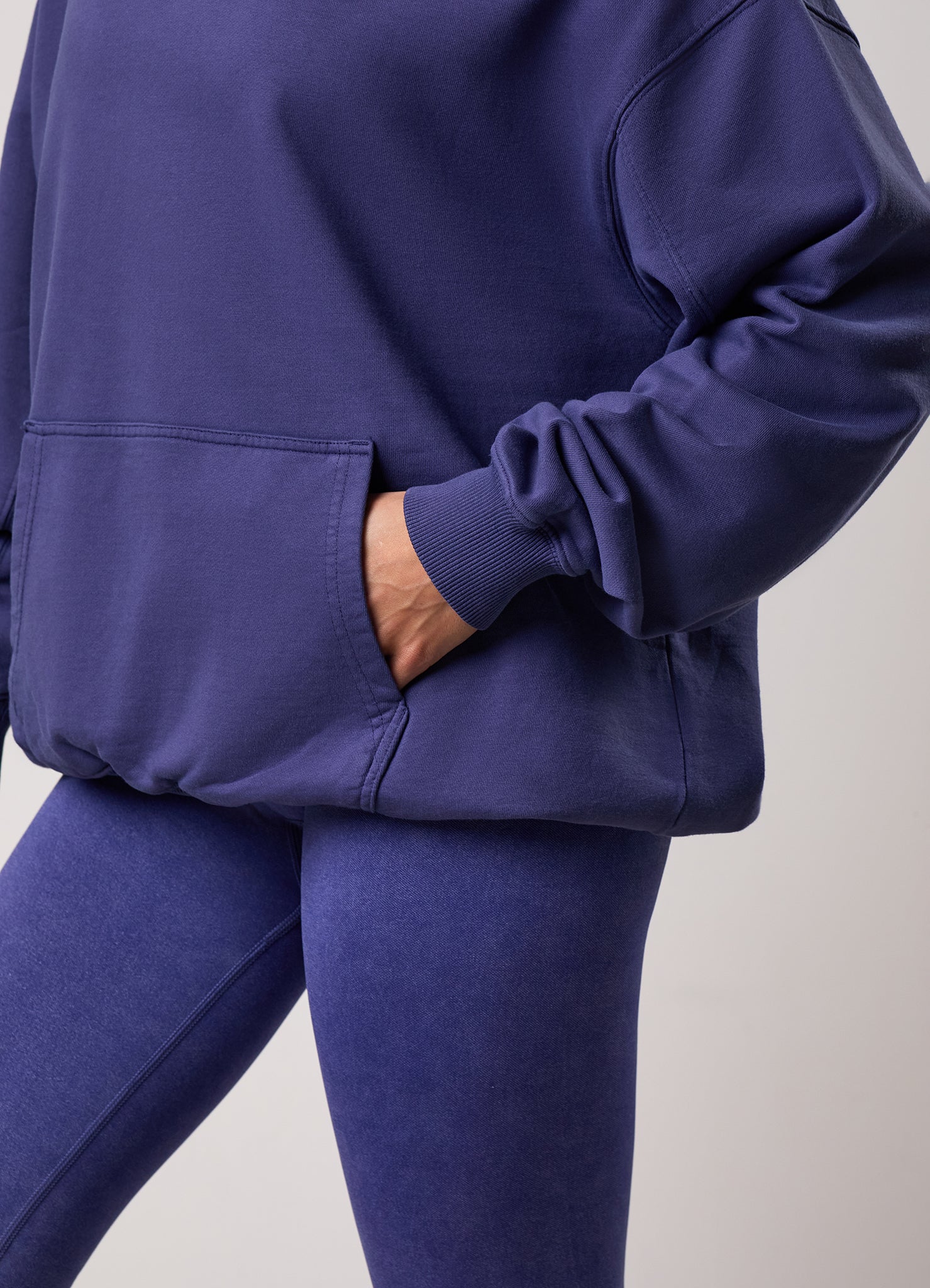 Gym King Washed Reset Oversized Hood - Starlight Blue