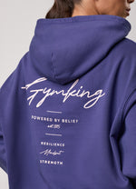 Gym King Washed Reset Oversized Hood and Shorts - Starlight Blue