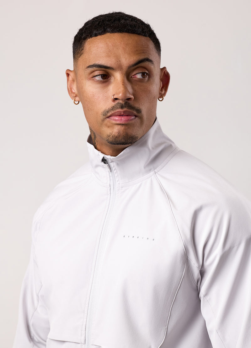 Gym King Purpose Tracksuit Top - Light Grey