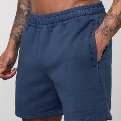 Gym King World Washed Short - Rich Blue