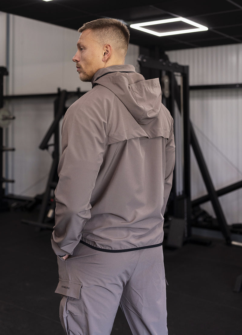 Gym King Mini Ripstop Woven Utility Jacket - Iron