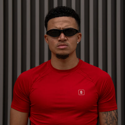 Gym King Apex Performance Tee - Signal Red