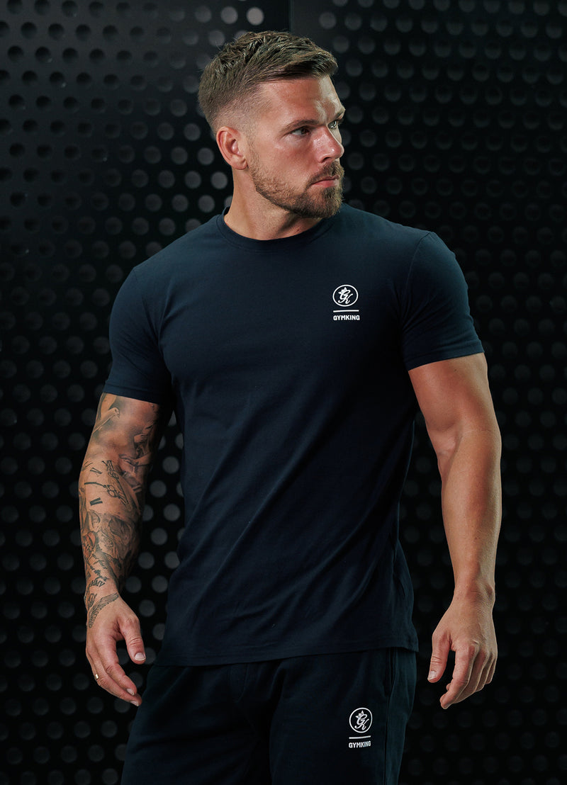 Gym King Aventus Tee - Navy