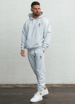 Gym King Aventus Tracksuit - Snow Marl