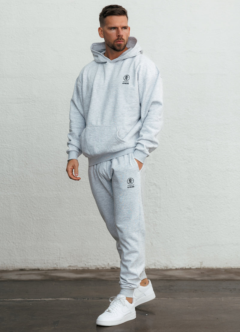 Gym King Aventus Tracksuit - Snow Marl