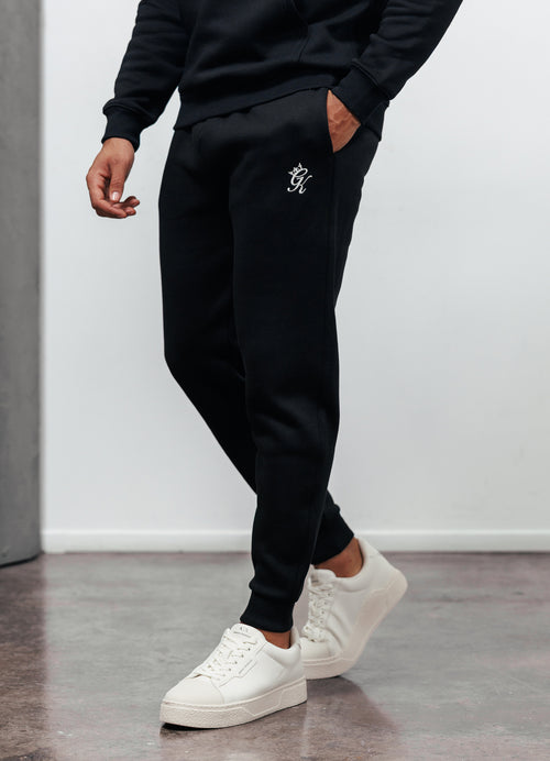 black joggers