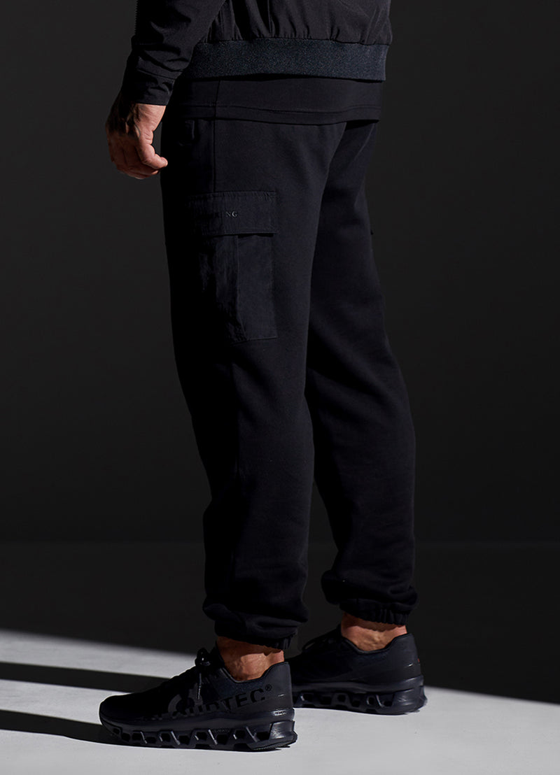 Gym King Eclipse Cargo Pant - Black