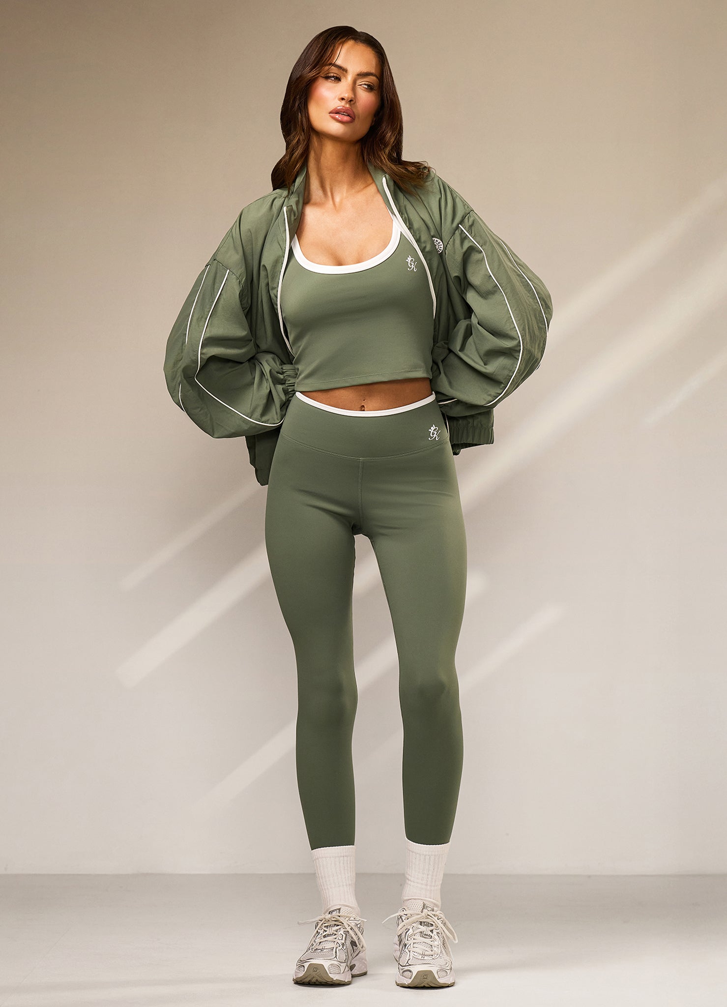 Gym King Composure Woven Jacket - Fern