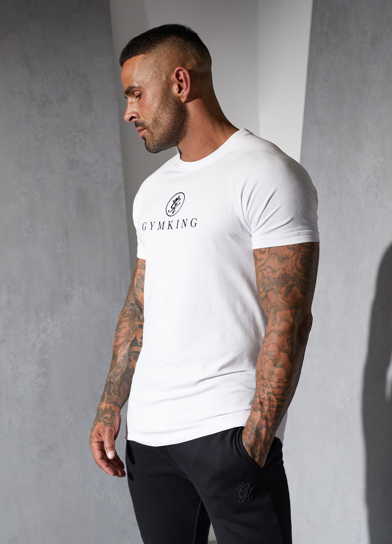 Gym King Pro Tee - White