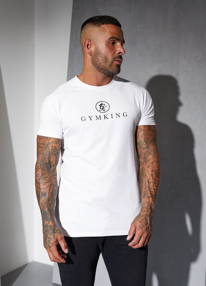 Gym King Pro Tee - White