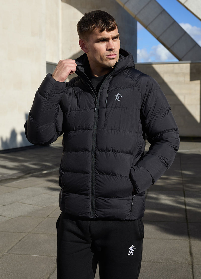 Gym King Limit Puffer Jacket - Black