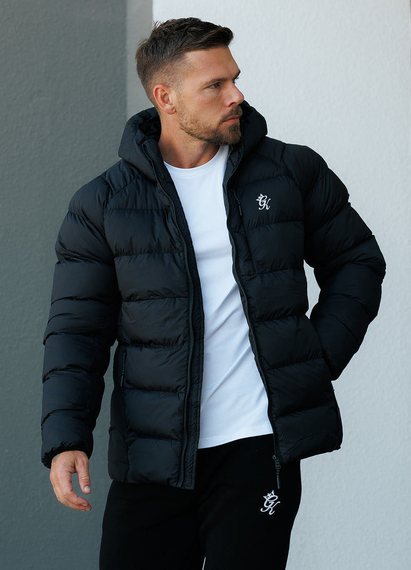 Gym King Limit Puffer Jacket - Black