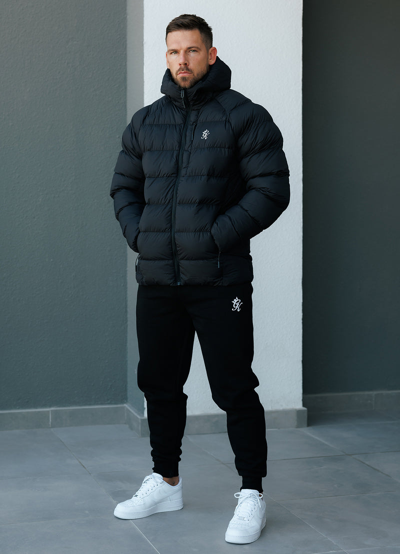 Gym King Limit Puffer Jacket - Black