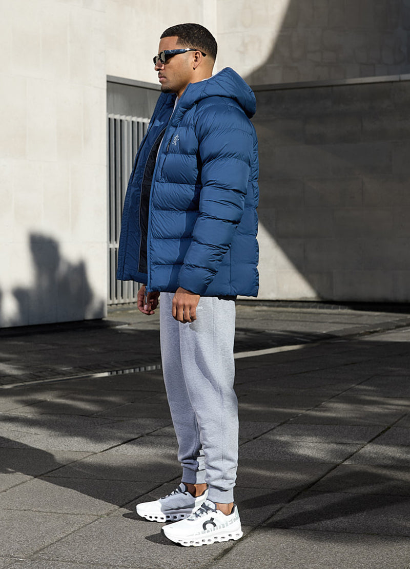 Gym King Limit Puffer Jacket - Navy