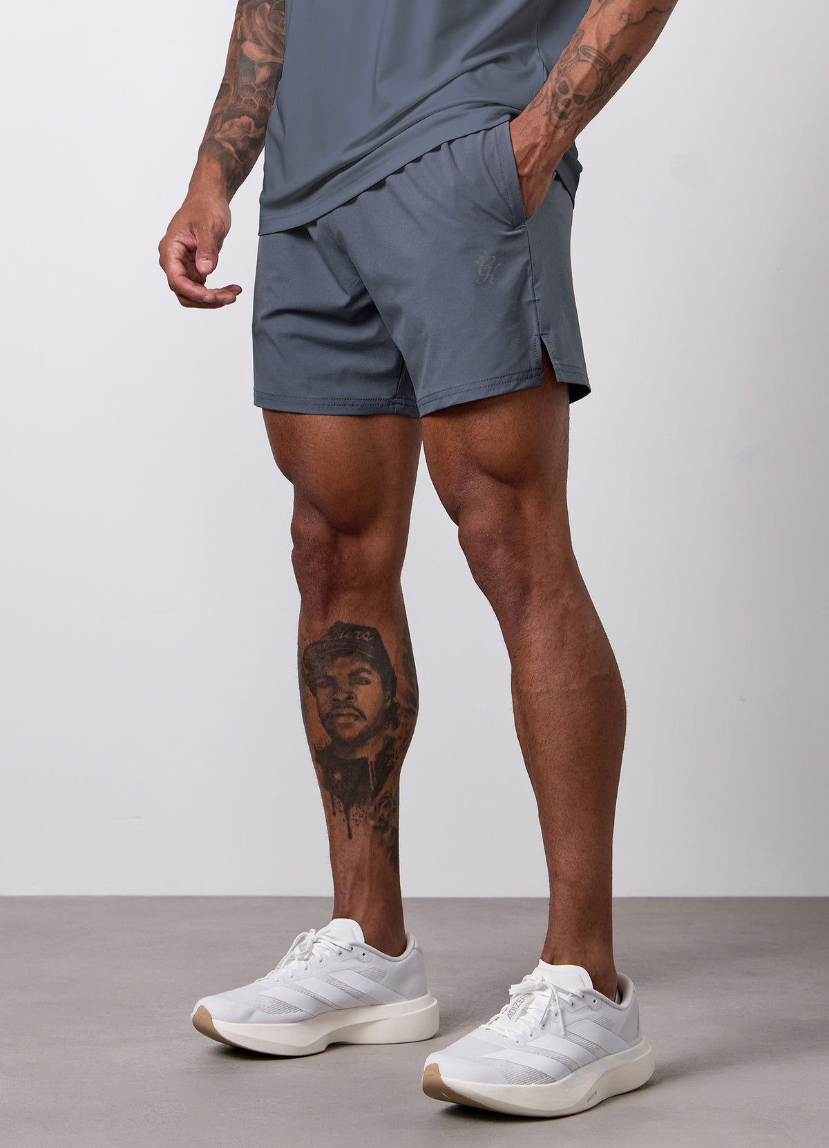 Gym King Victory Shorts - Mountain Slate