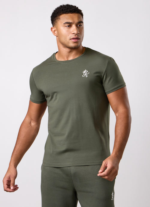 Gym King Fundamental T-Shirt - Warm Khaki