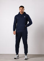 Gym King Fundamental Fleece Hood Tracksuit - Navy thumbnail