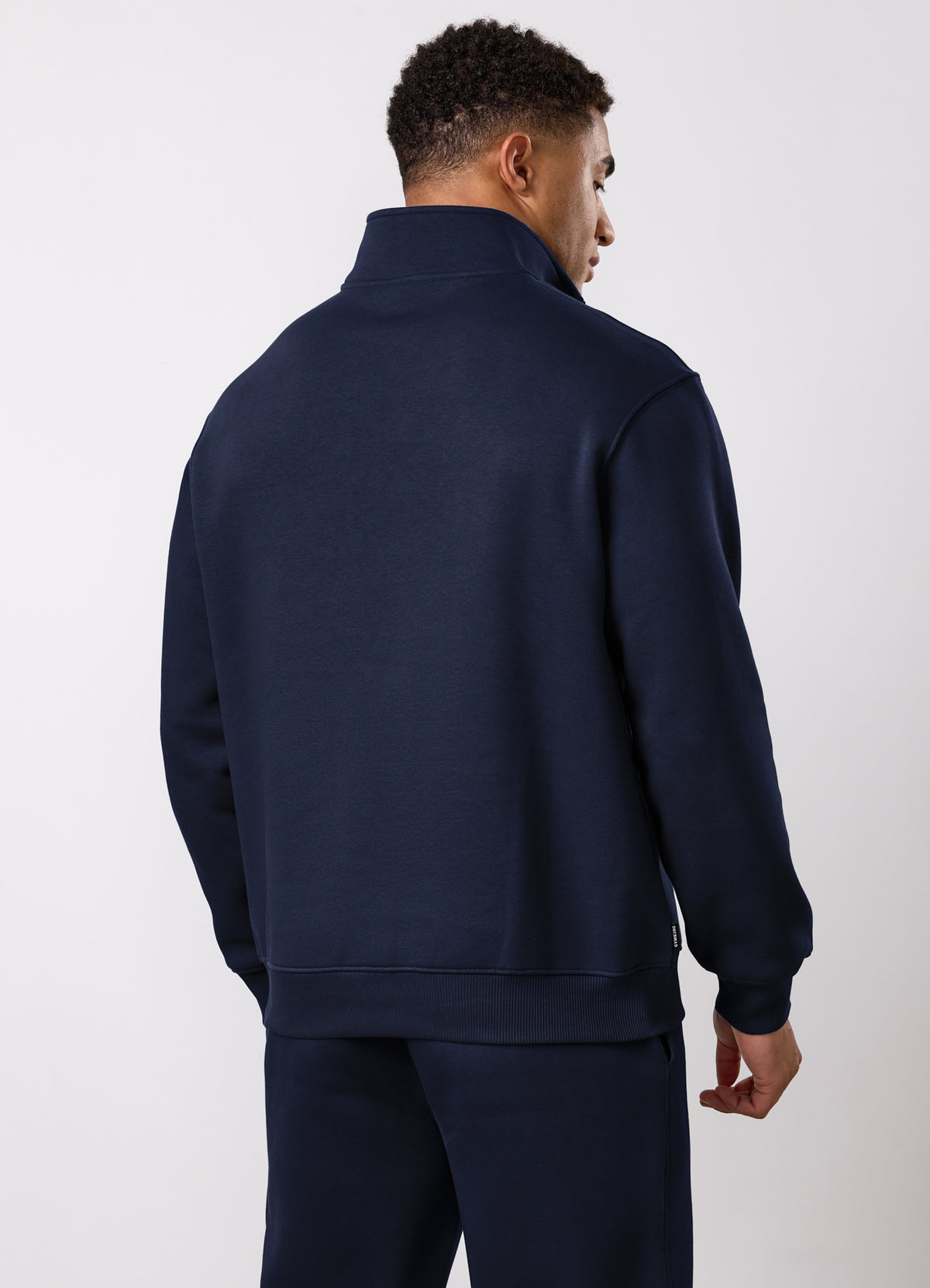 Gym King Fundamental Fleece 1/4 Zip Funnel - Navy