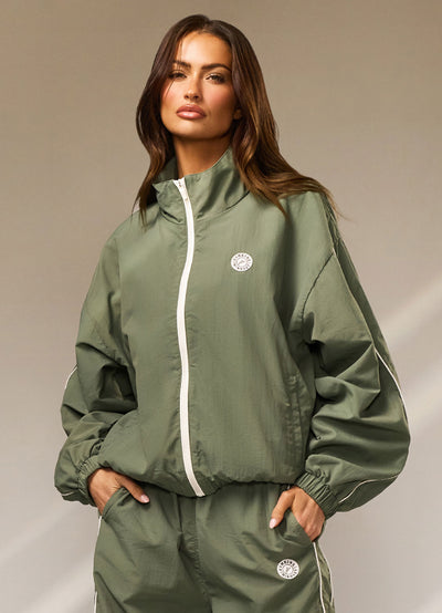 Gym King Composure Woven Jacket - Fern