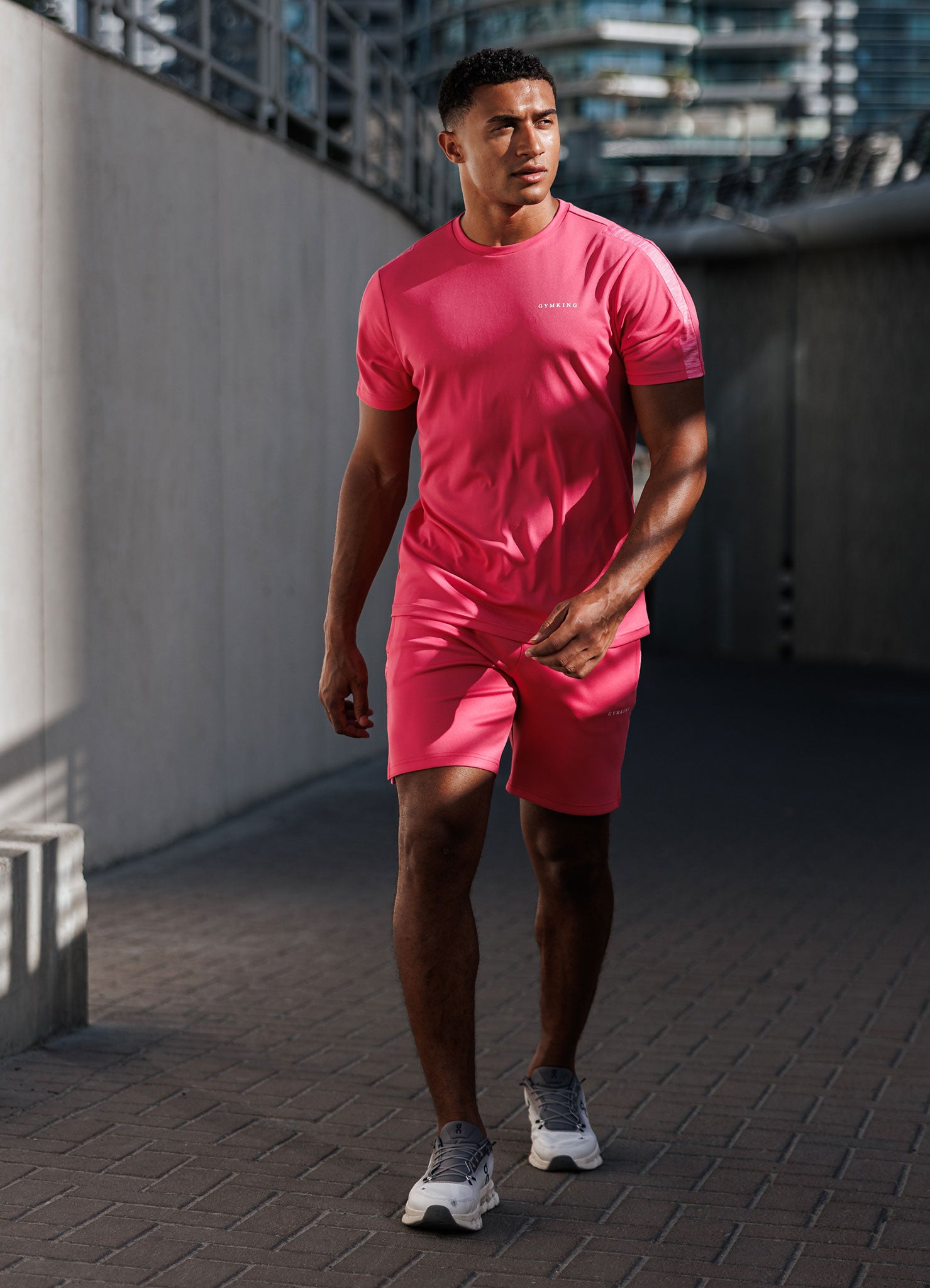 Gym King Core Plus Poly 2.0 Short - Raspberry