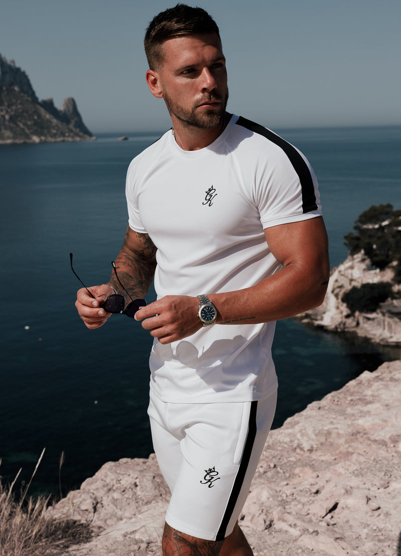 Gym King Core Plus Poly Tee - White