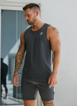 Gym King Core Plus Poly Vest - Graphite