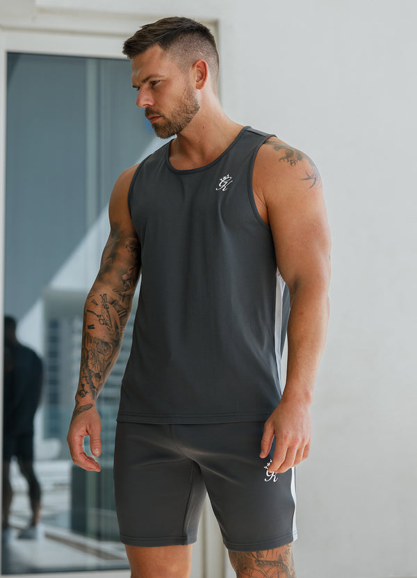 Gym King Core Plus Poly Vest - Graphite