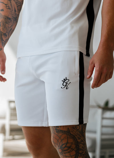 Gym King Core Plus Poly Short - White