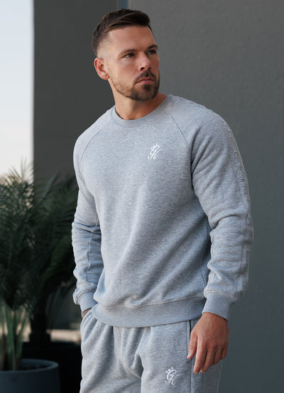 Gym King Elevate Crew - Grey Marl