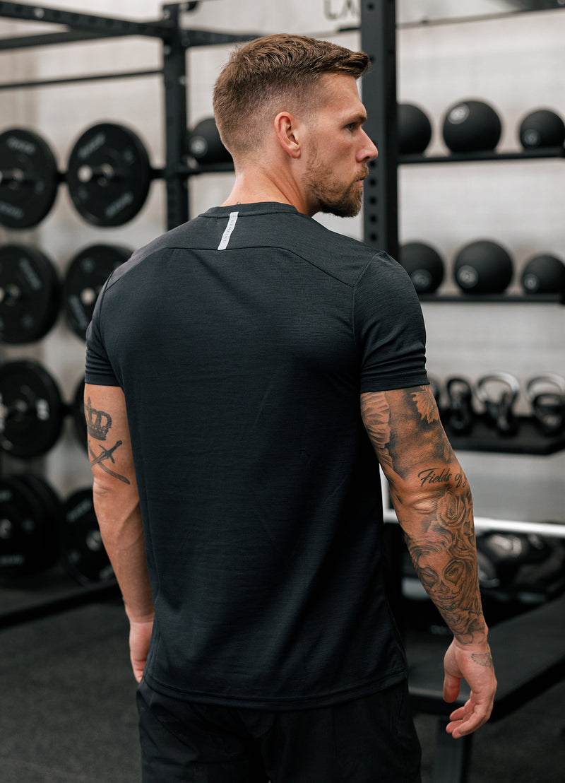 Gym King Element Tee - Black Marl