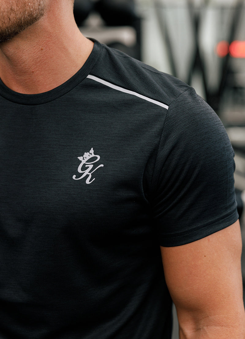 Gym King Element Tee - Black Marl