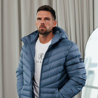 Gym King Endurance Puffer Jacket - Slate Blue