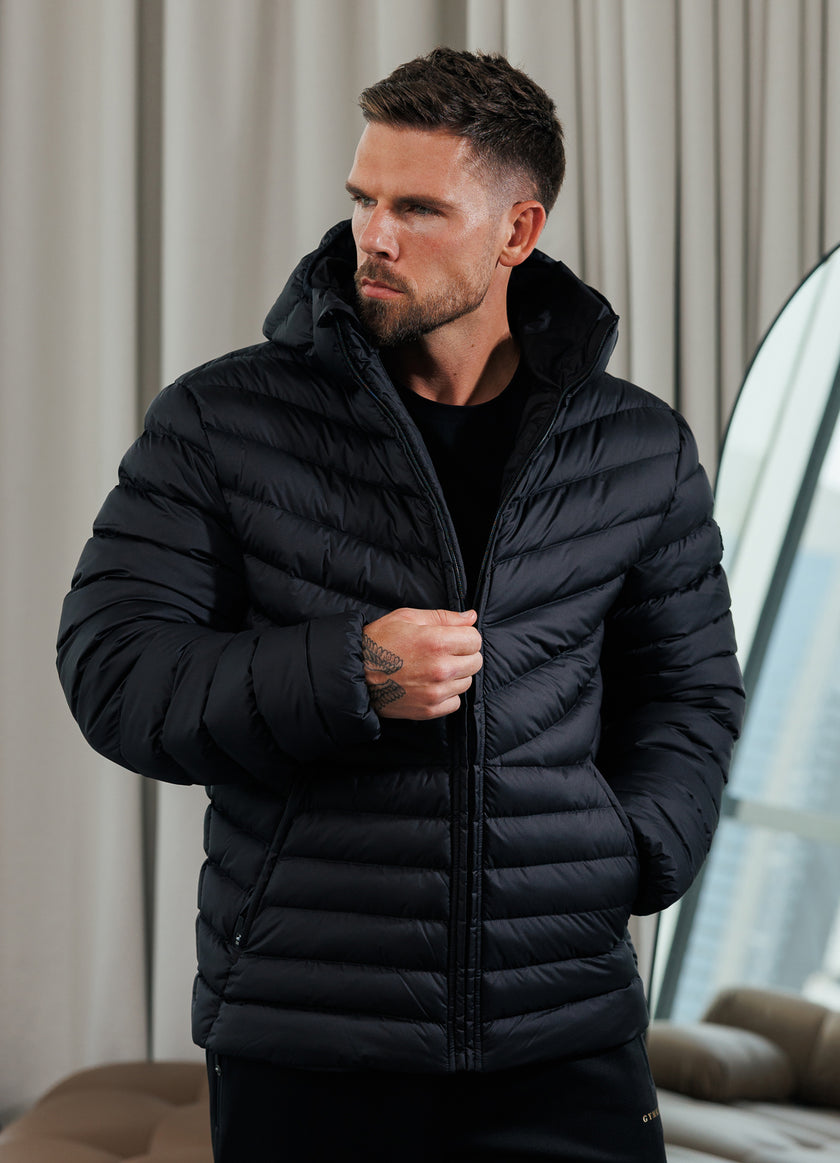 Gym King Endurance Puffer Jacket - Black