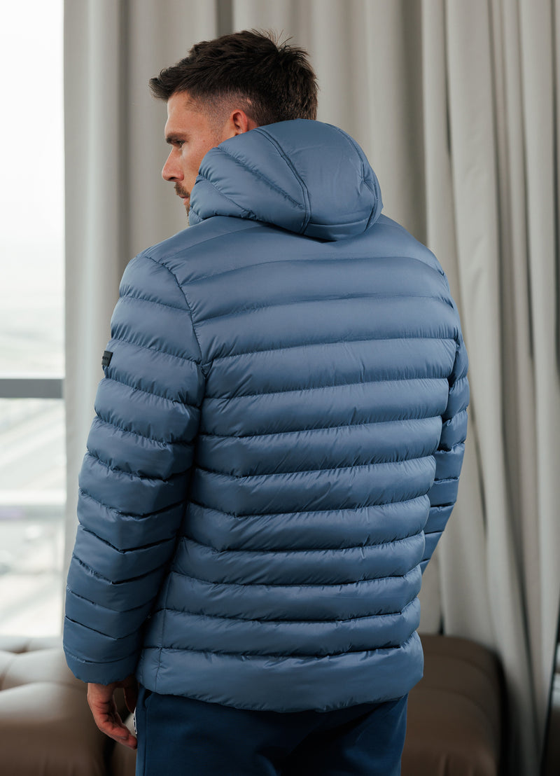 Gym King Endurance Puffer Jacket - Slate Blue