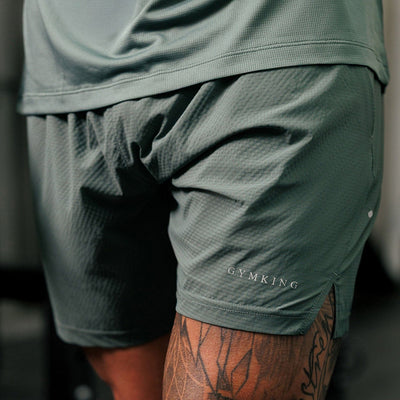 Gym King Energise 5" Short - Army Green