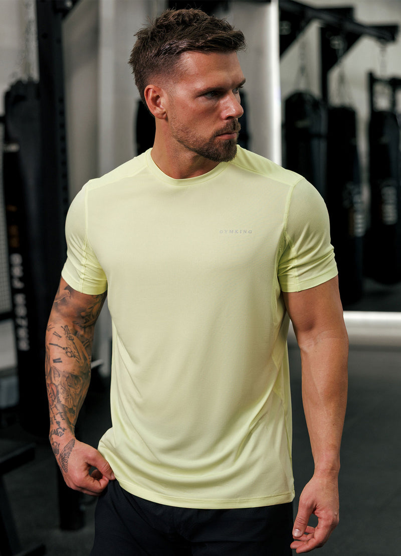 Gym King Energise Tee - Lime Twist