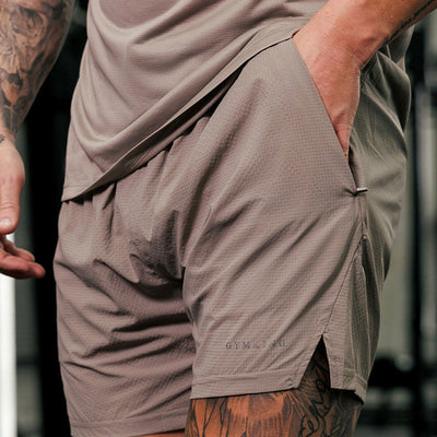 Gym King Energise 5" Short - Truffle