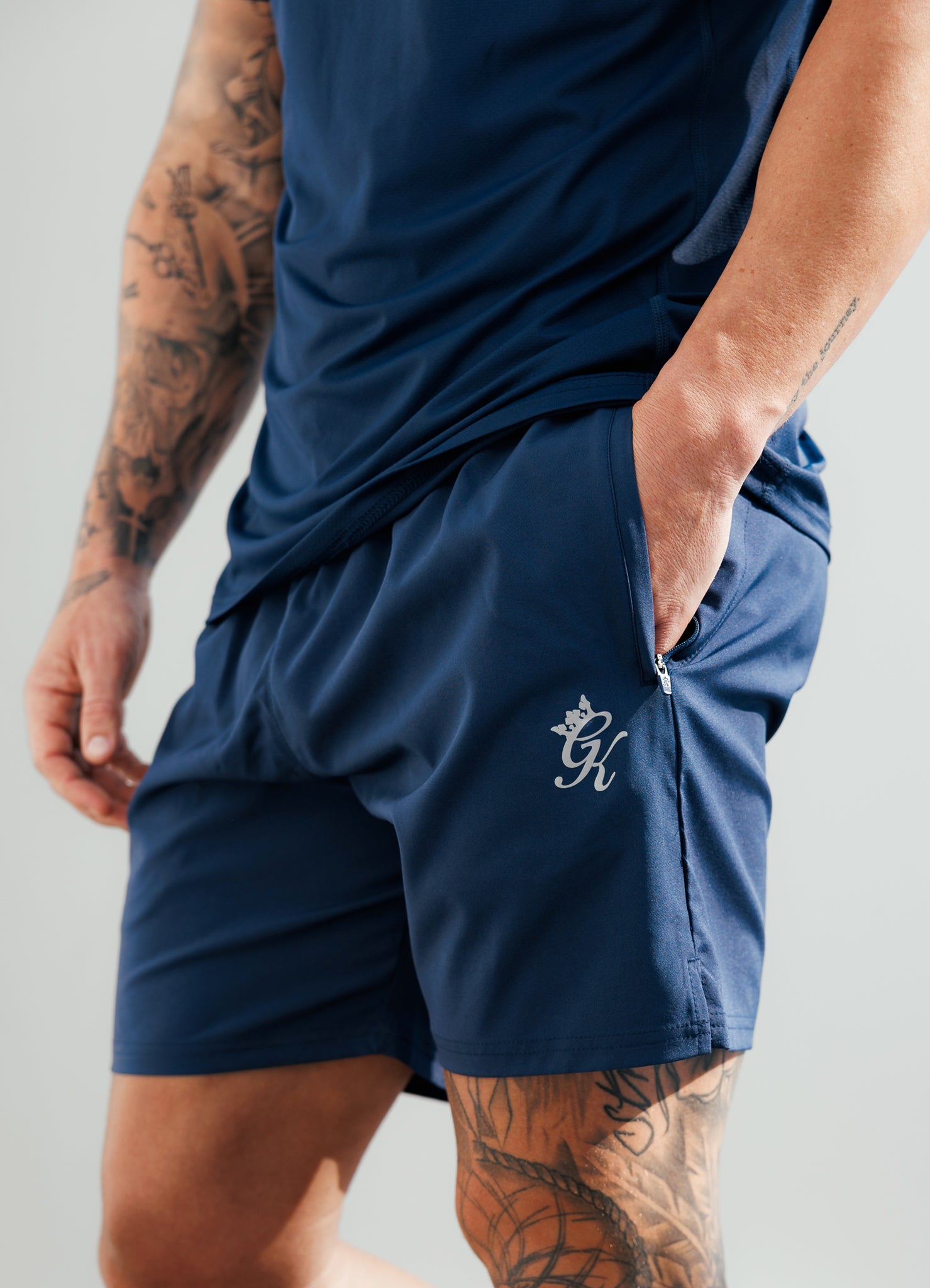 Gym King Energy Short - 6” - Oxford Blue