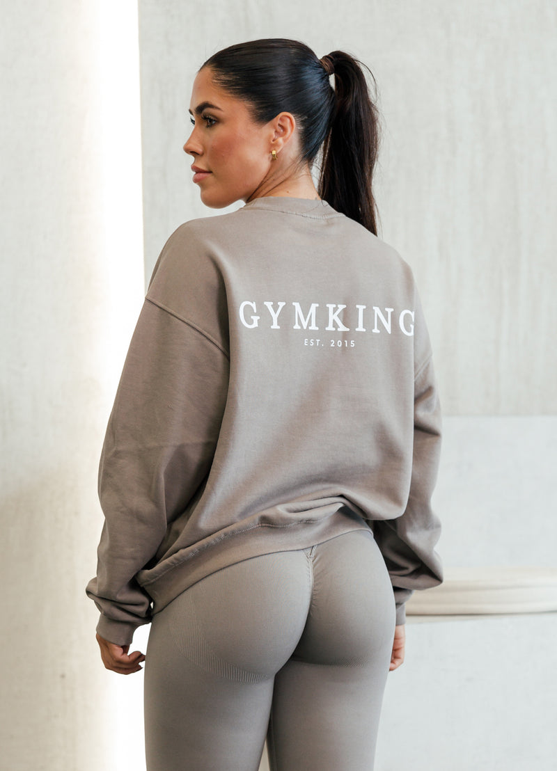 Gym King Established Crew - Truffle