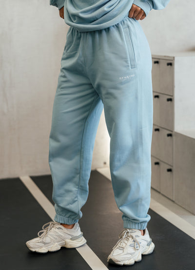 Gym King Established Relaxed Fit Jogger - Stone Blue