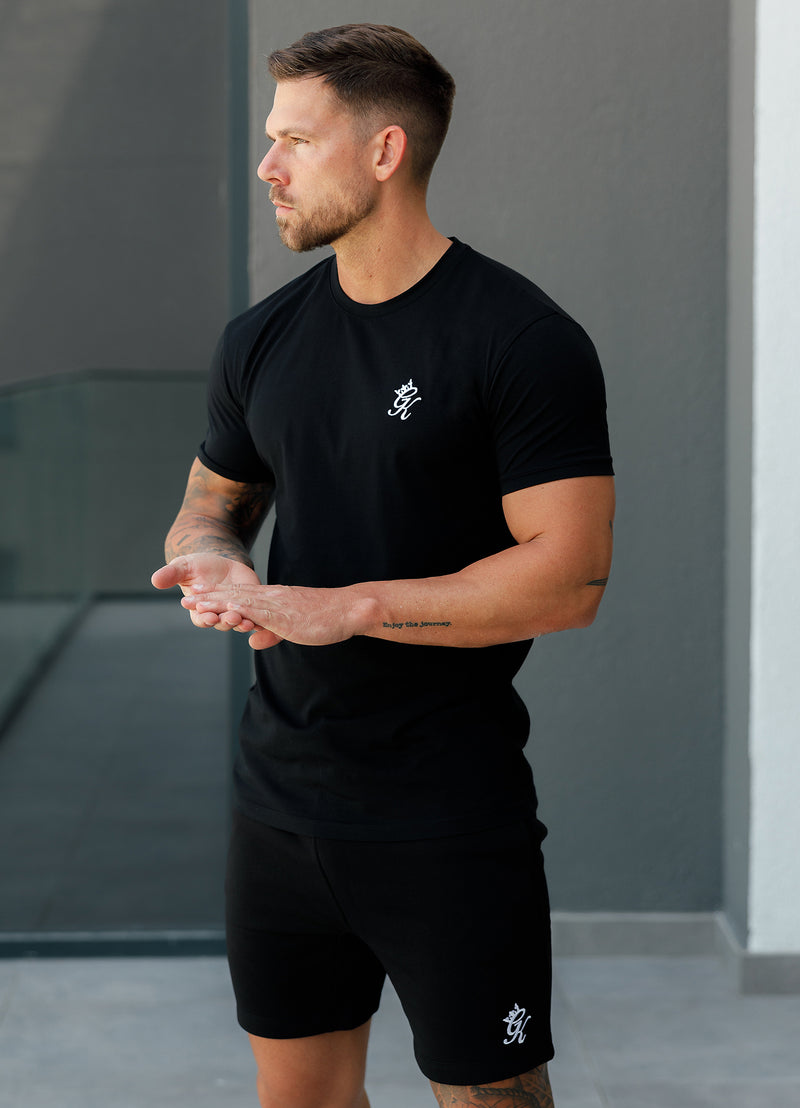 Gym King Fundamental Jersey Tee - Black