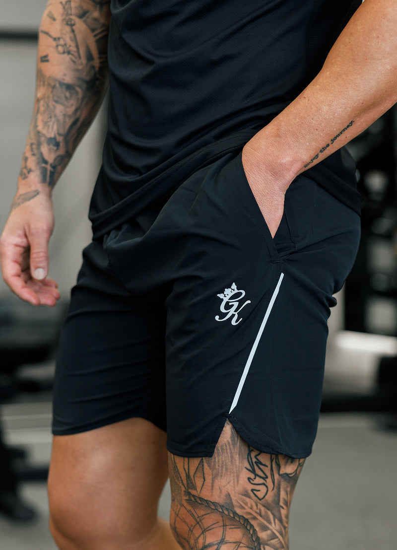 Gym King Flex 6" Short - Black/Silver