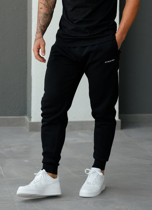 men's black fleece joggers