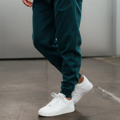 Gym King Aventus Fleece Jogger - Deep Forest Green