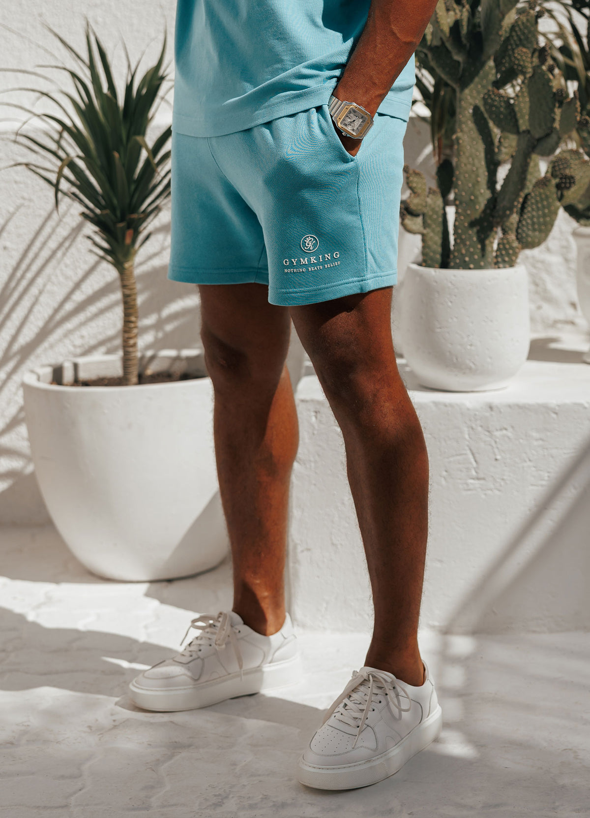 Gym King Focus Short - Aquatic Blue